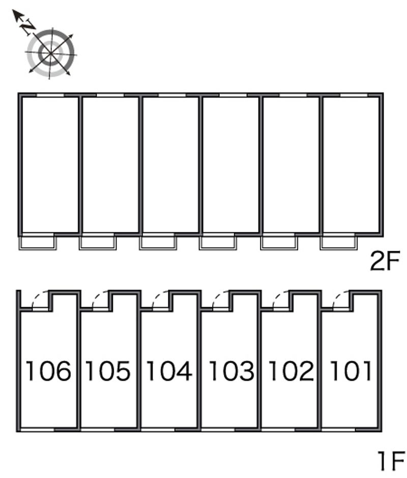 レオネクスト花鳥風月 間取配置図