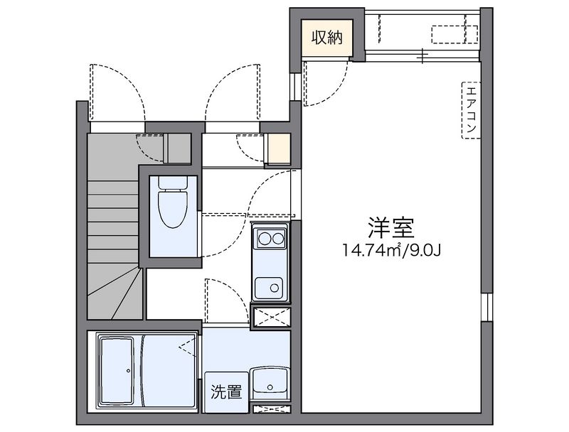 レオネクストワン 間取図