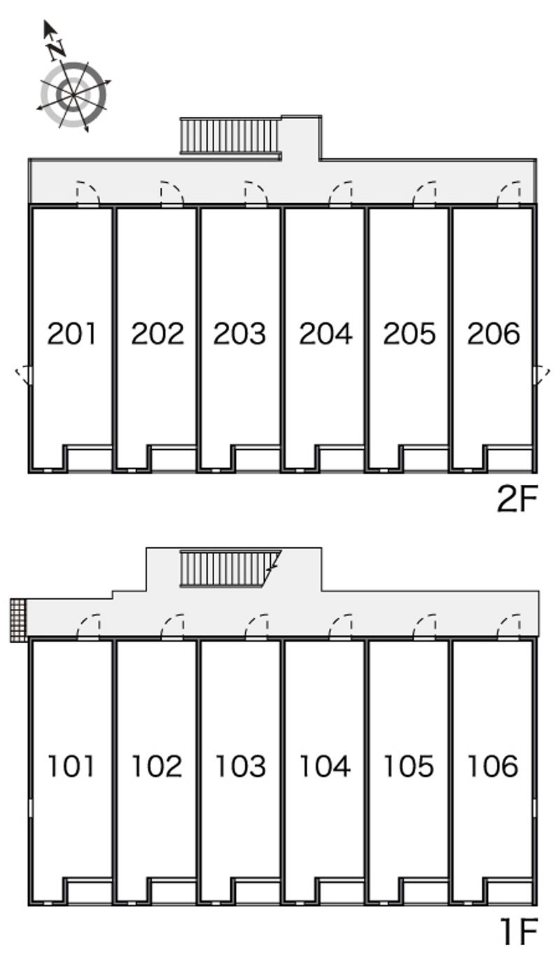 レオネクストボンジュールⅤ 間取配置図