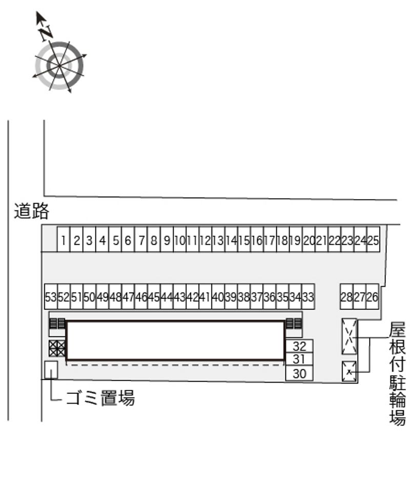 レオパレスニュートリノミラージ 配置図