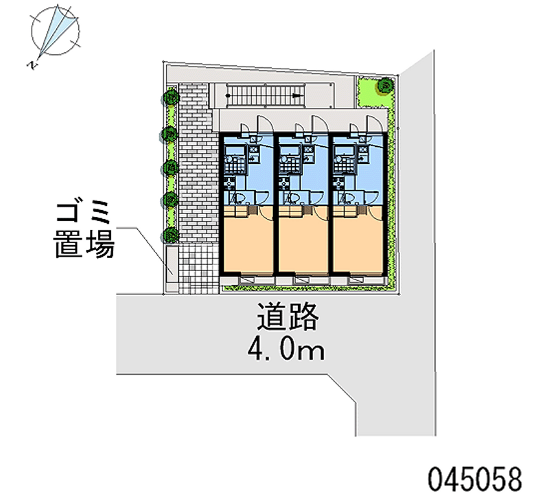 レオパレスサン　ミラード 区画図