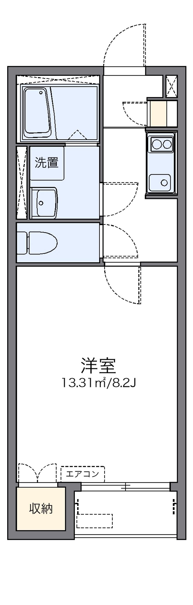 レオネクスト乙川 間取図