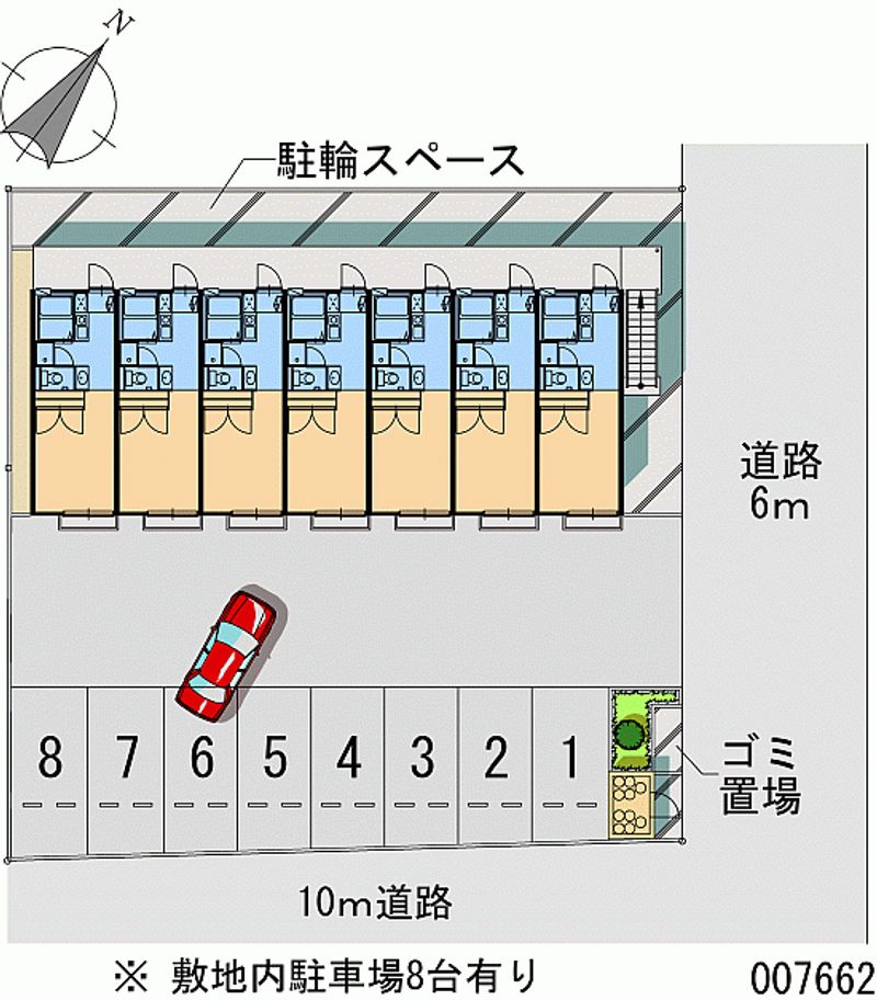 レオパレス南条 月極駐車場