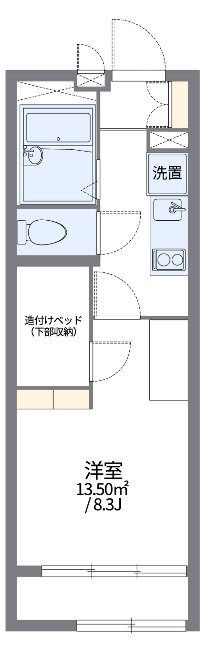 レオパレスリバーポイント小岩Ⅰ 間取図