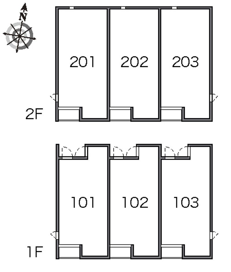 レオネクストコスモス 間取配置図