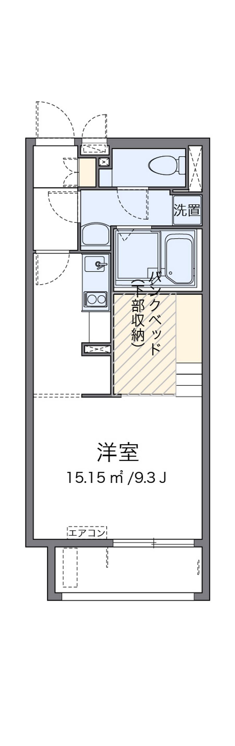 ミランダベル　エスポワール青葉 間取図