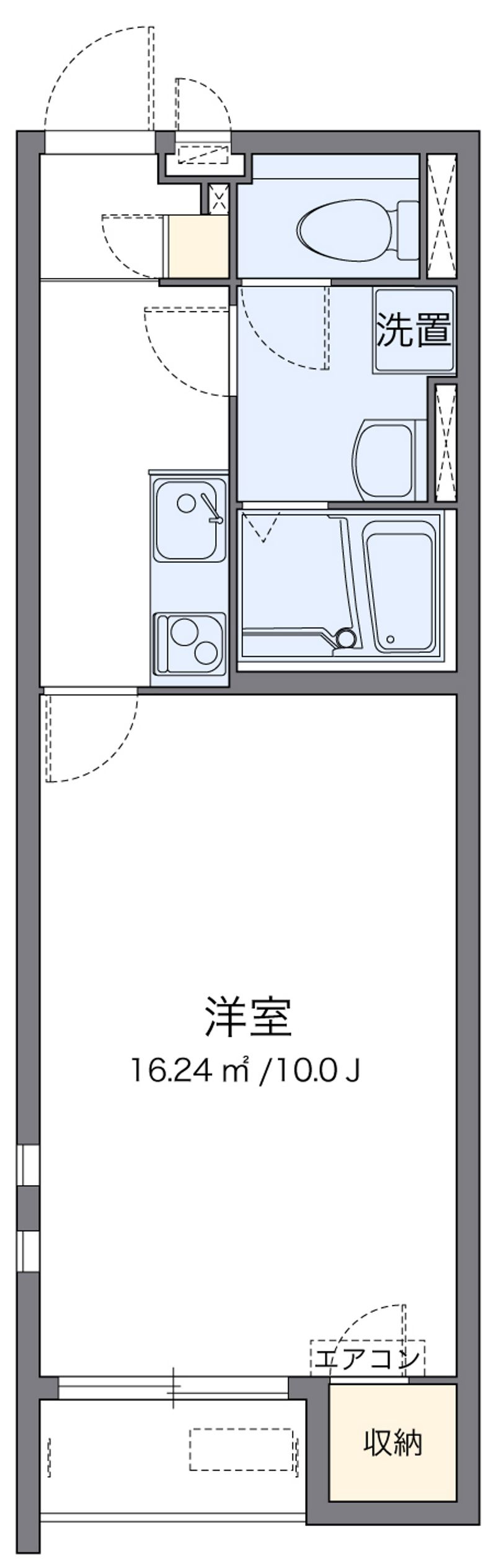 クレイノ堀池 間取り