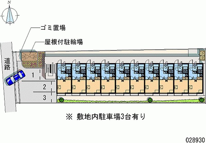 レオパレスＶＩＴＡＥ 月極駐車場