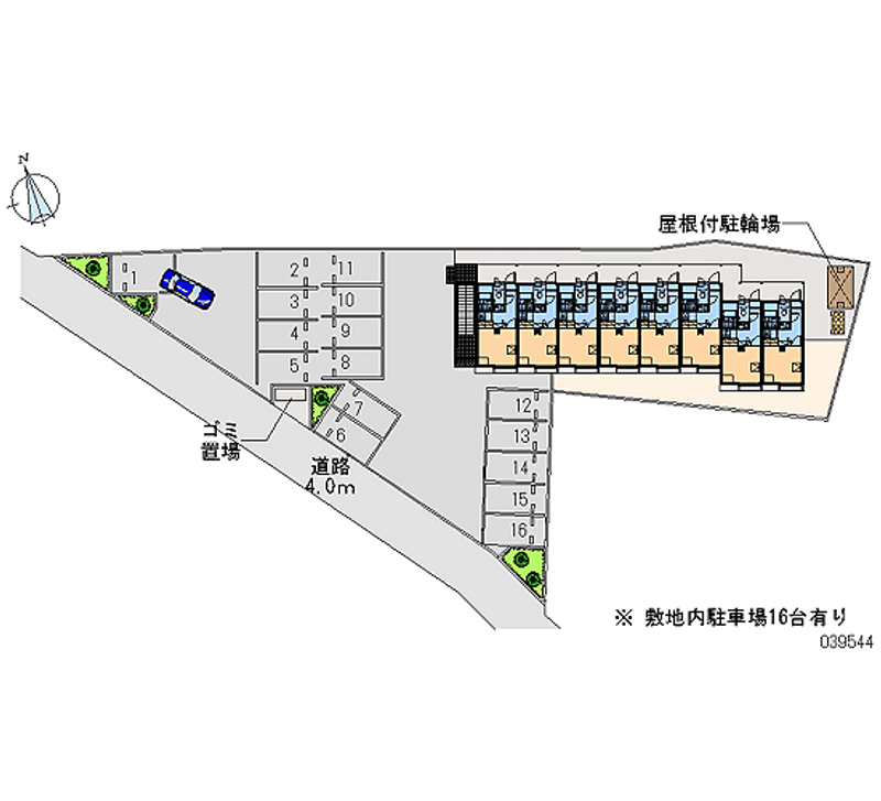 レオパレス愛 月極駐車場