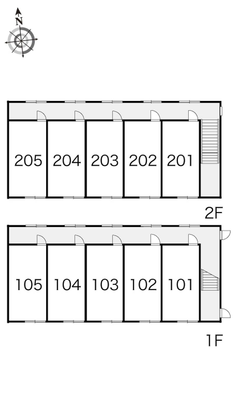 レオパレスディアコート 間取配置図