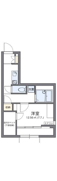 レオパレス恵 間取り図