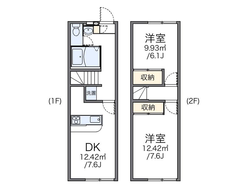 レオパレス湘南Ｂ 間取図