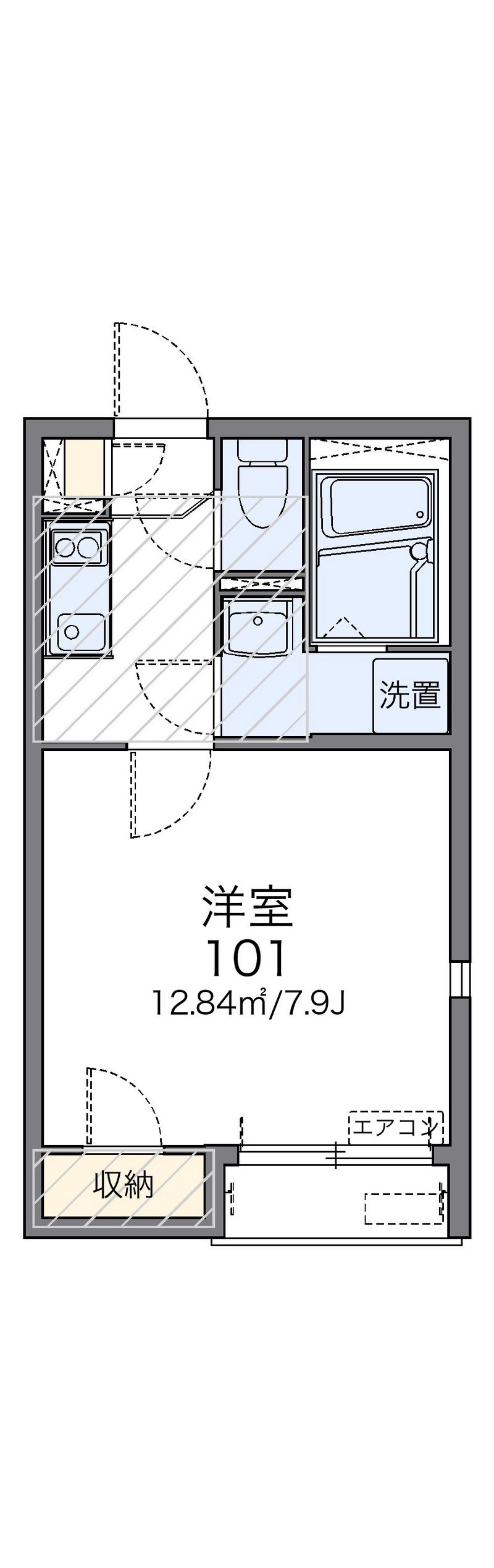 レオネクストハピネス東名 間取図