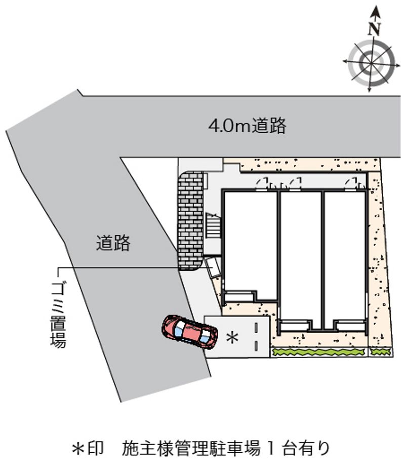 クレイノ親明閣 配置図