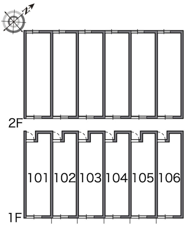 レオネクストクローバーハウス 間取配置図