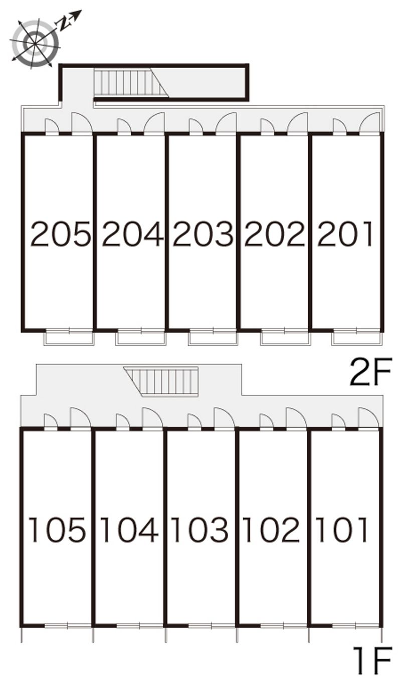 レオパレス恵 間取配置図