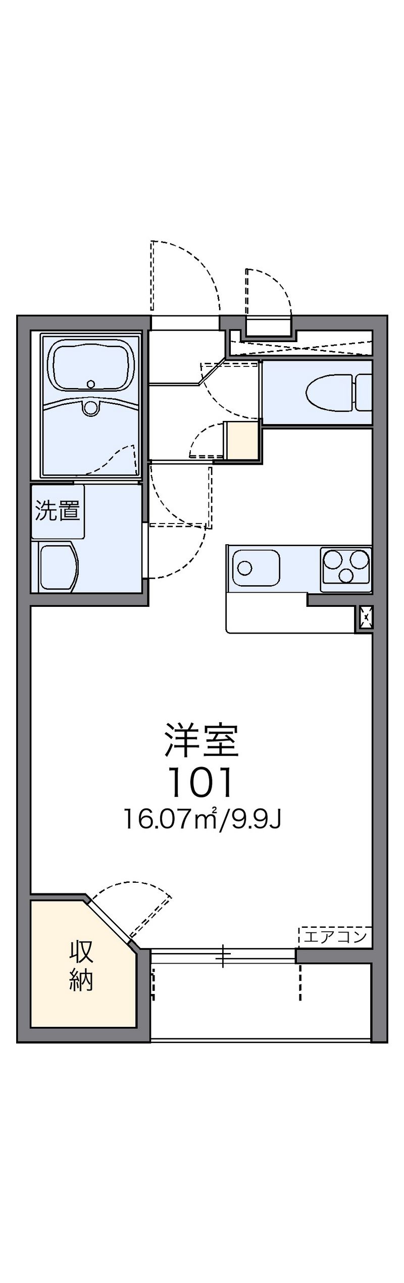 レオネクストグリシーヌ 間取図