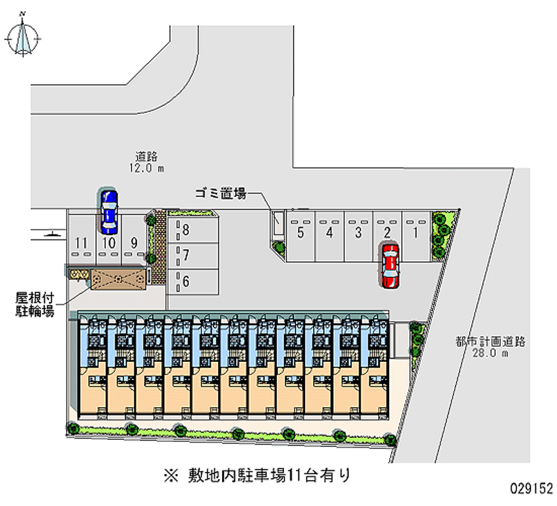 29152 Monthly parking lot