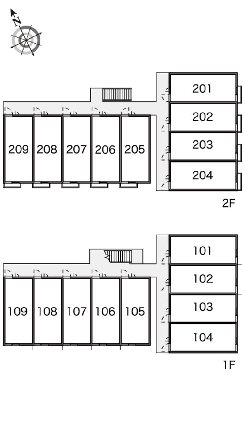 レオパレスＤＥＤＯ 間取配置図