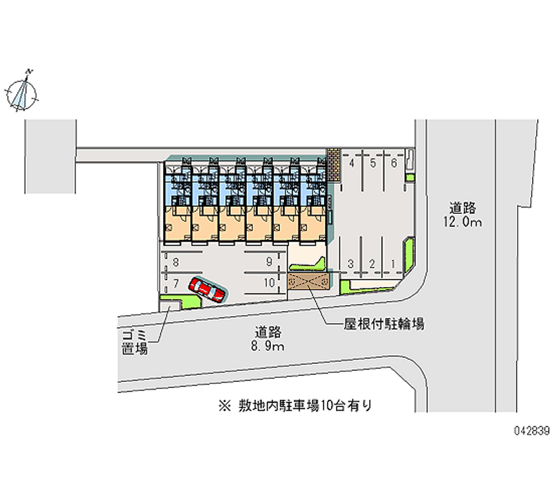 42839月租停车场