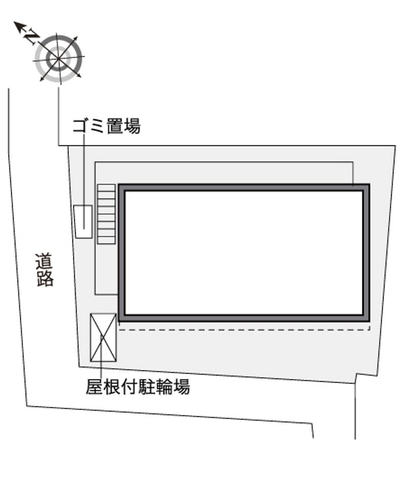 レオパレスＢＯＳＨＵＫＥ 配置図