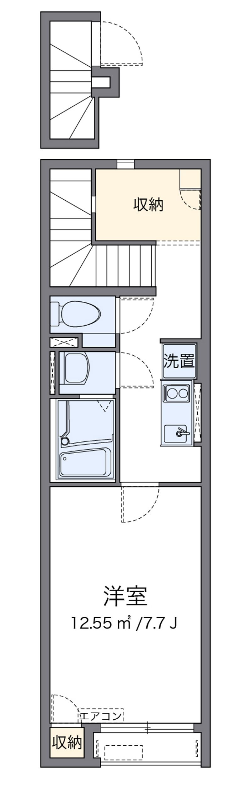 クレイノスカイシップ 間取り