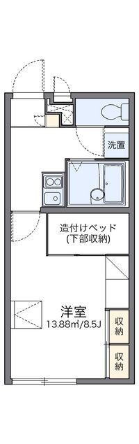 レオパレスイチ　イチ　イチ 間取り図