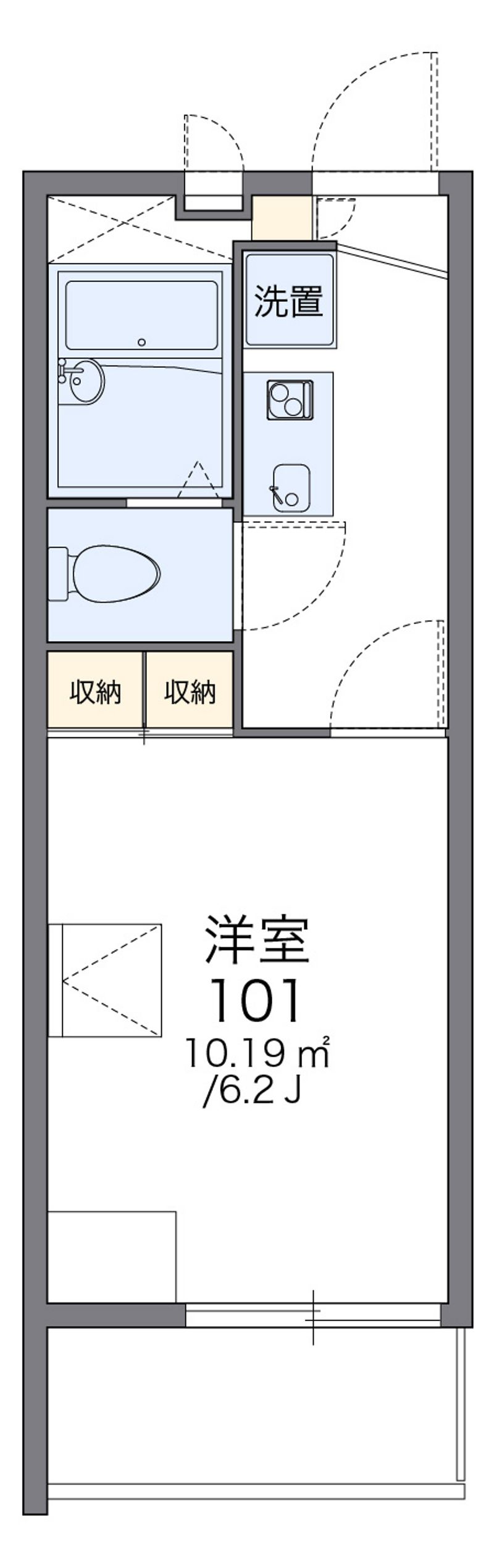 レオパレスパインヒルⅡ 間取図