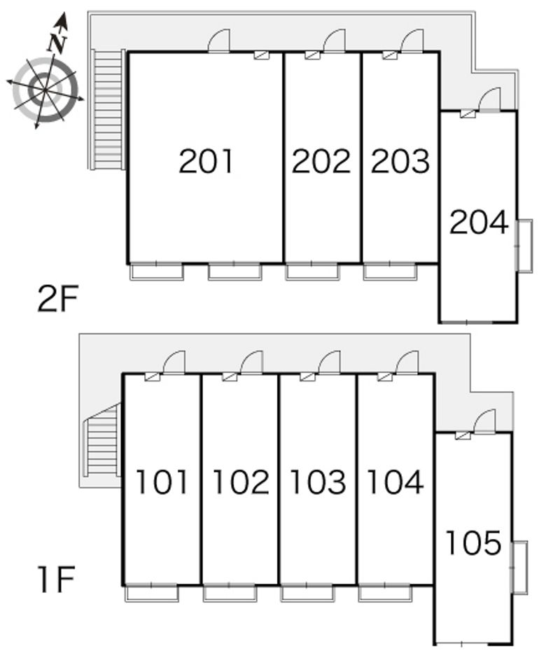 レオパレスＲＥＩ 間取配置図