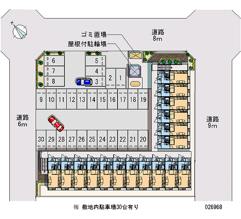 26968 Monthly parking lot