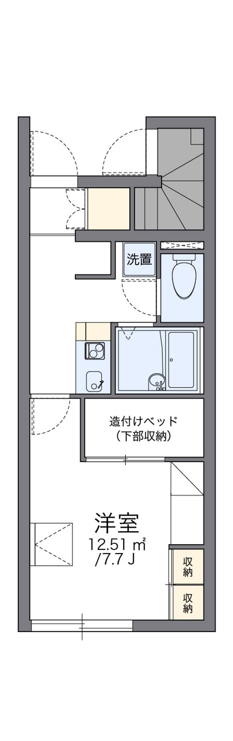レオパレス桜堀 間取図
