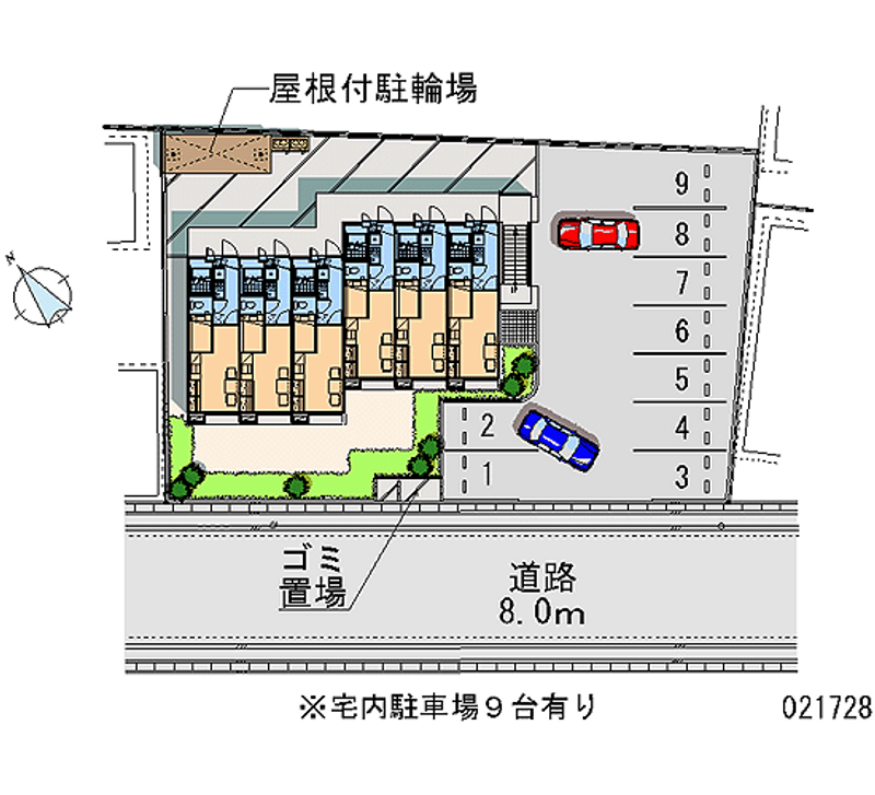 21728 bãi đậu xe hàng tháng