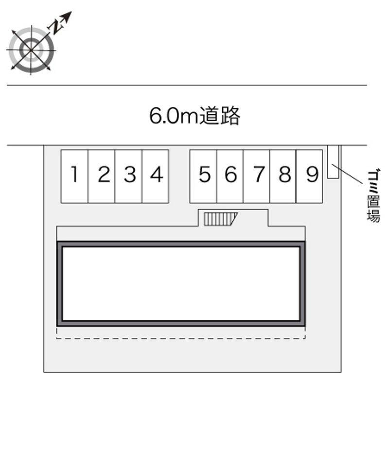 レオパレス向日葵 配置図