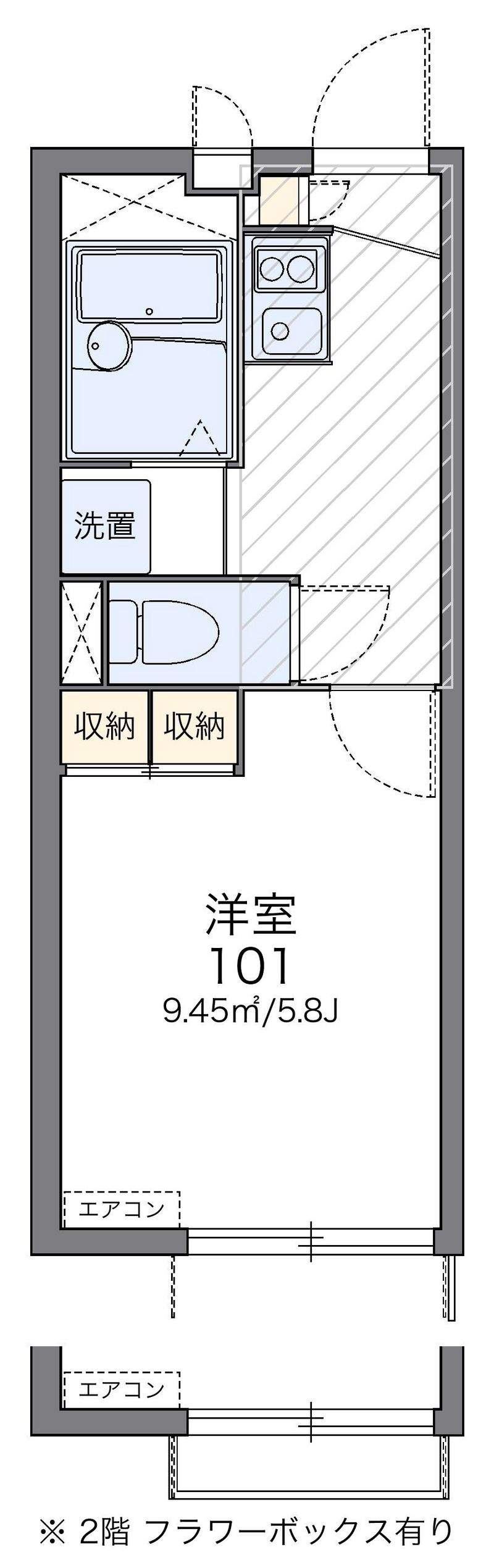 レオパレスＳＵＤＡＯ　２１ 間取図