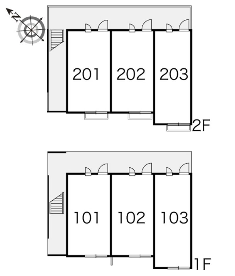 レオパレスエスポワール 間取配置図