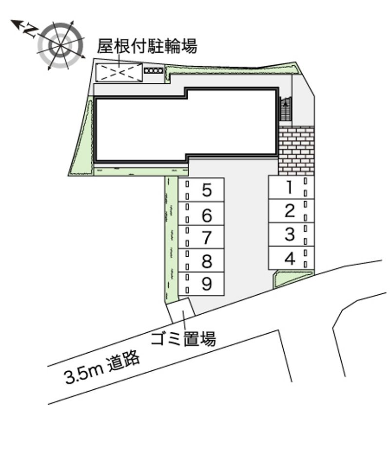 レオパレス室堂 駐車場