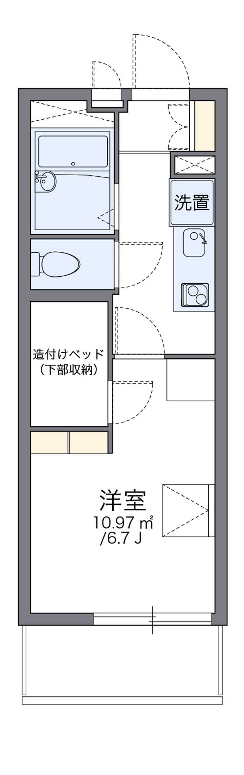 レオパレスマツザト 間取り