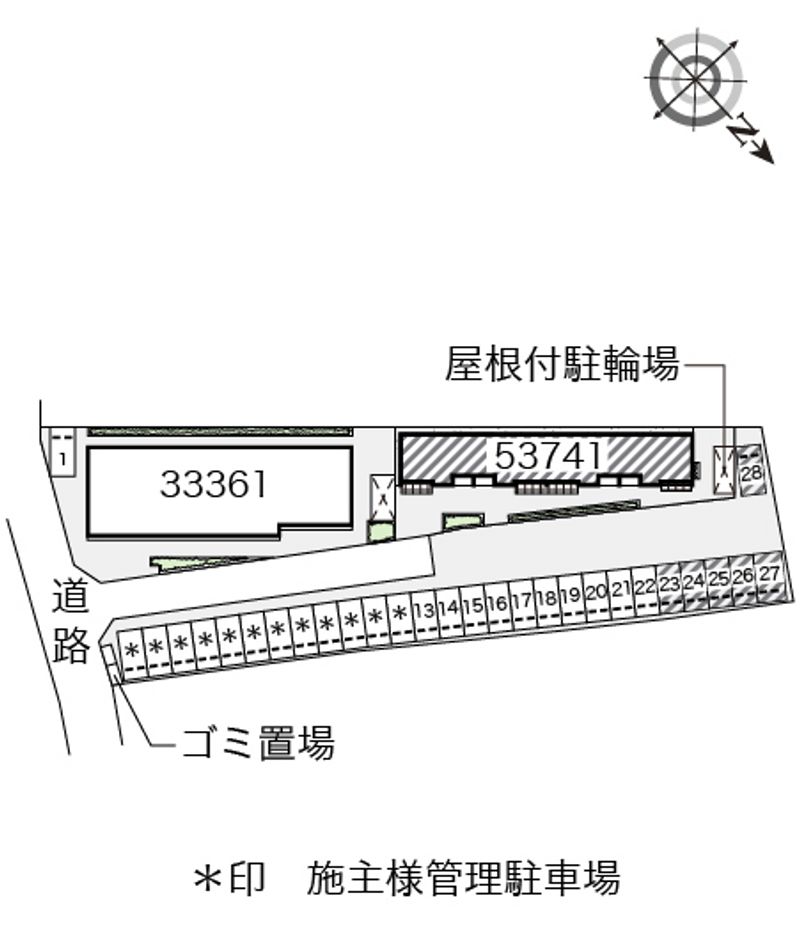 レオネクストヤマキⅡ 配置図