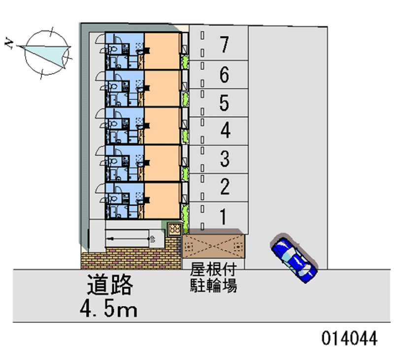 14044 bãi đậu xe hàng tháng