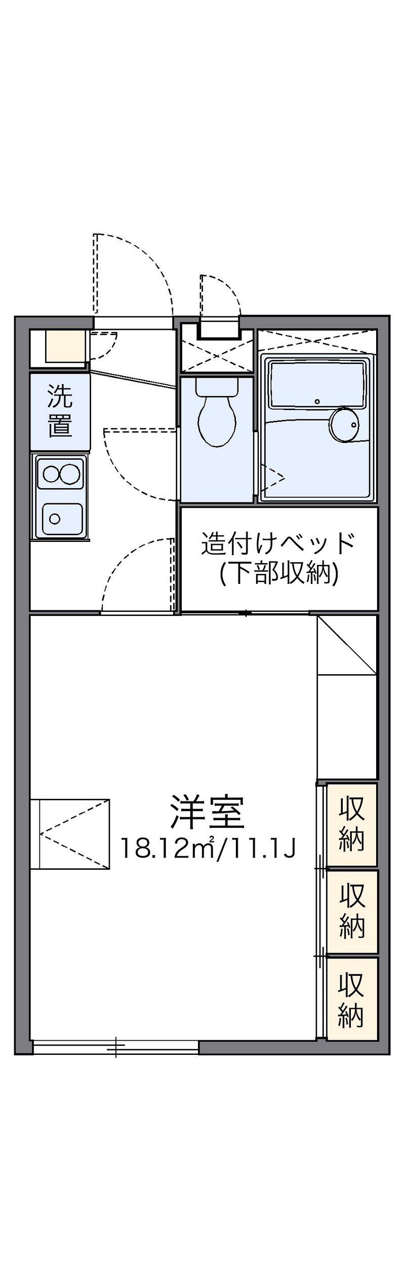 レオパレスキョウワ 間取図