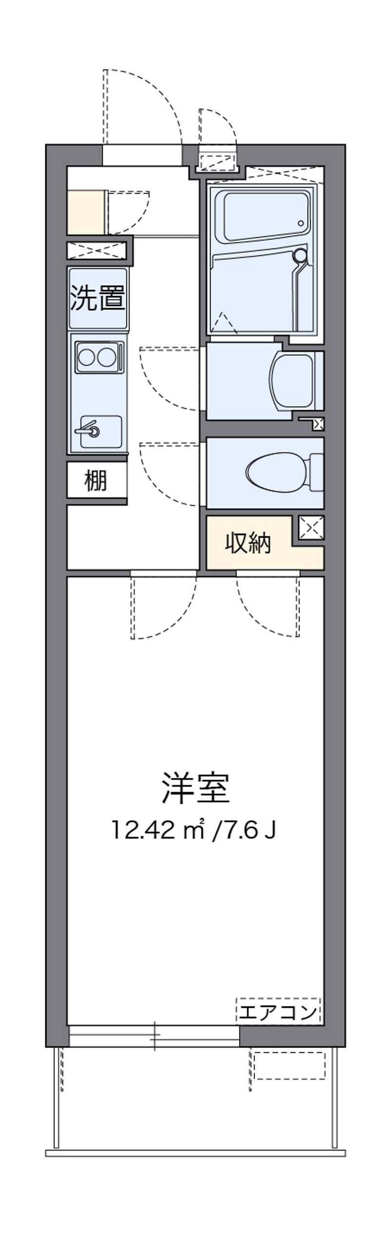 クレイノＢＥＬＬ 間取図