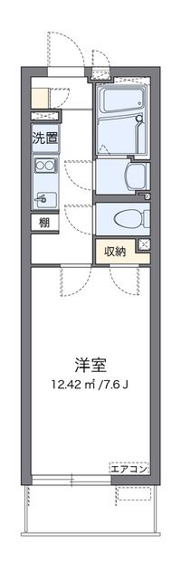 クレイノＢＥＬＬ 間取り図