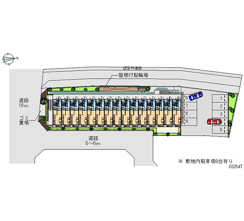 レオパレスヴィラ　ポラリス 月極駐車場