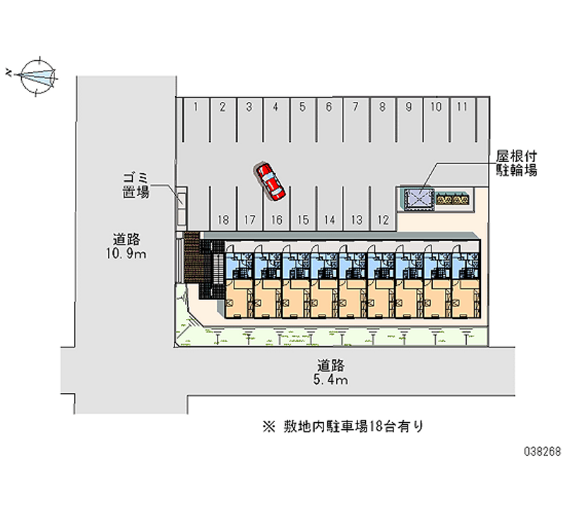 レオパレス鈴蘭 月極駐車場