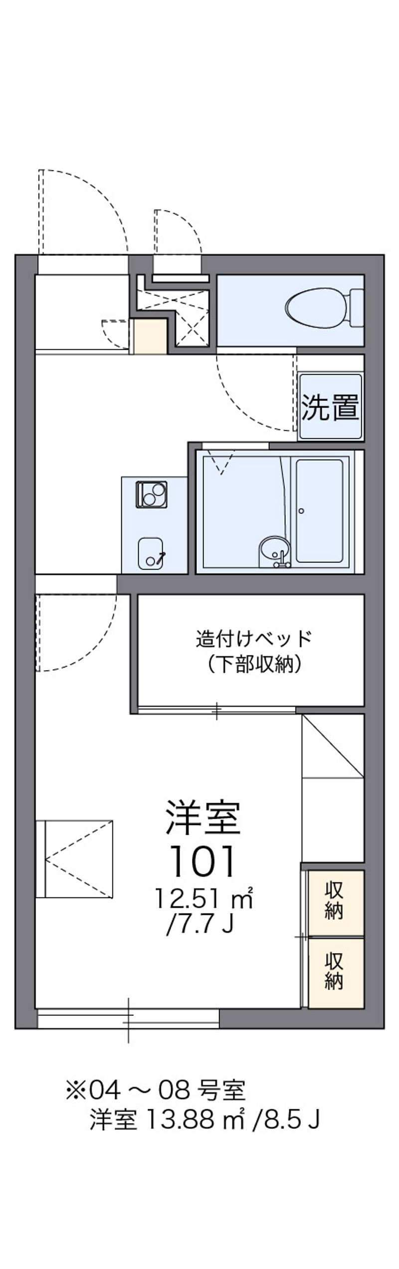 レオパレス泉本 間取図