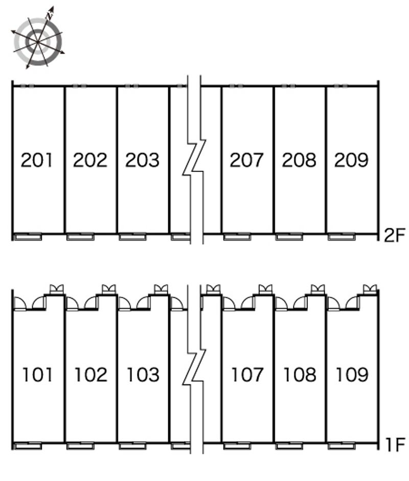 レオネクストリチェズ 間取り配置図