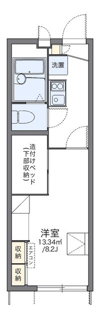 レオパレスアマミヤ 間取り図