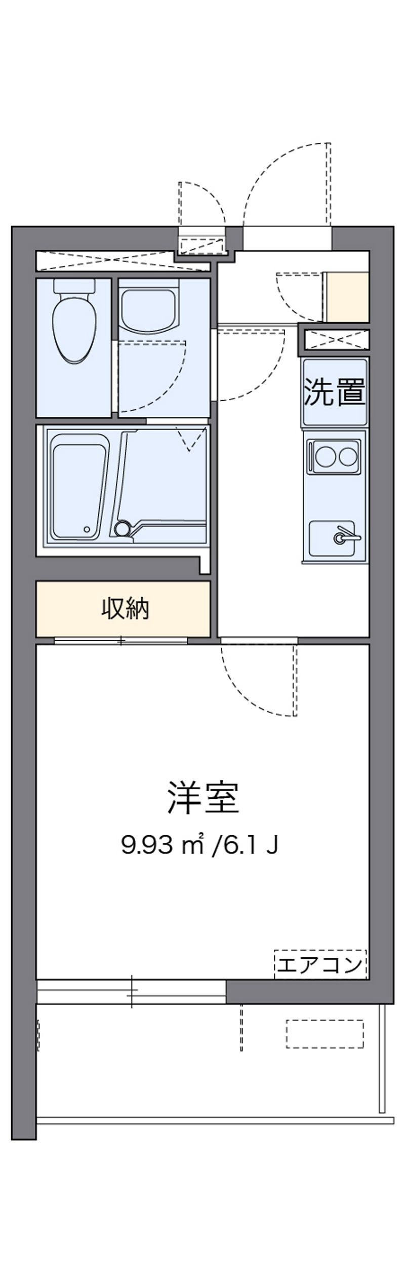 クレイノボンヌシャンス２ 間取図