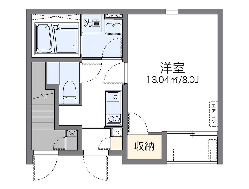 レオネクスト双葉ヶ丘 間取図