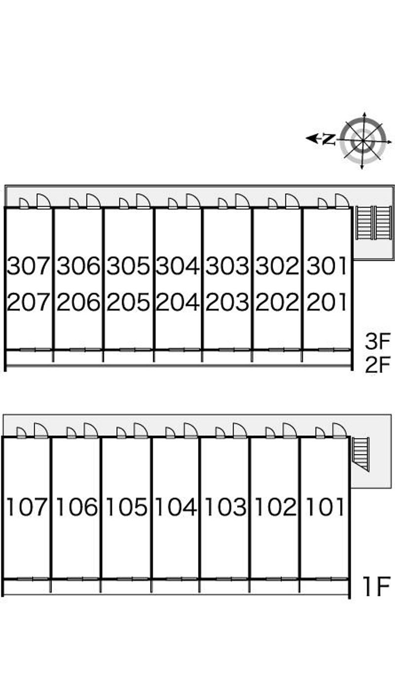 レオパレス愛 間取配置図